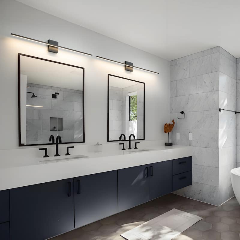 Modern Vanity Lighting Fixtures 24/30/39 inch Bathroom Vanity Lights Over Mirror Wall Sconce for Bathroom