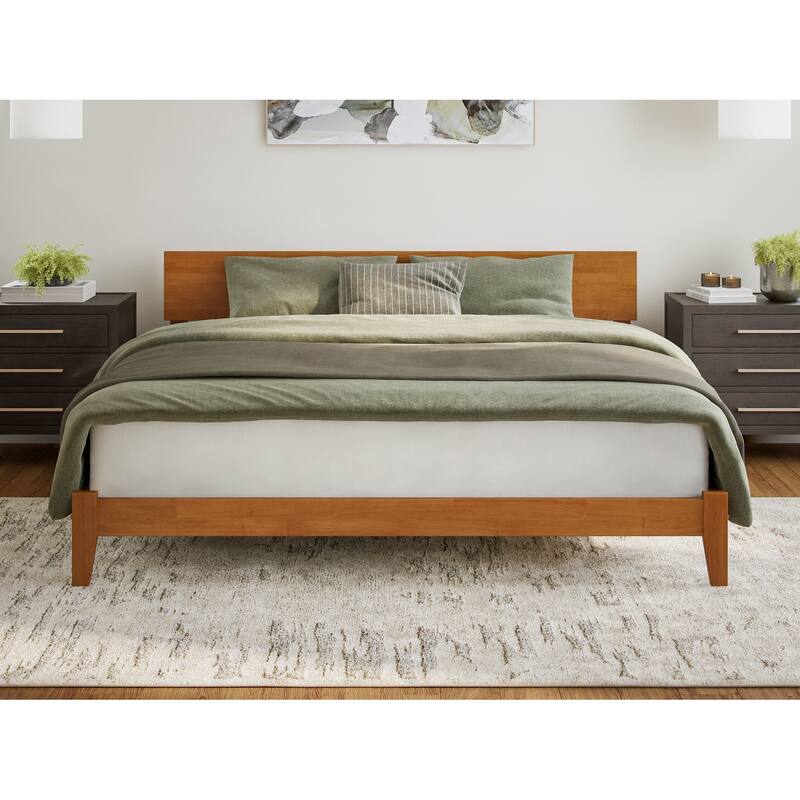 AFI, Orlando Solid Wood Low Profile Platform Bed