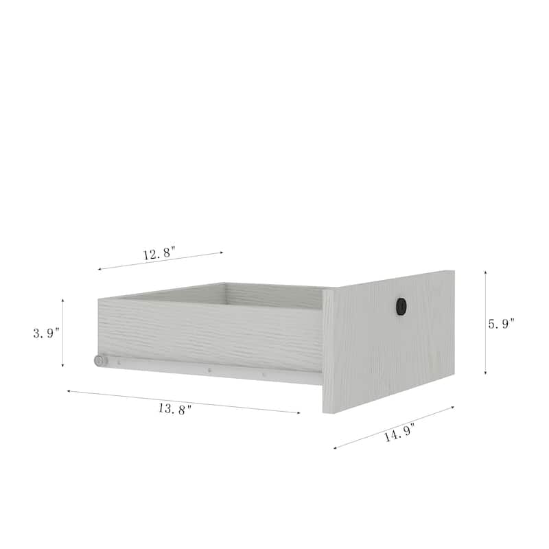 51.18" Computer Desk, Modern Executive Desk with Drawers and Cabinet, Home Office Desk with Charging Station for Work, Study