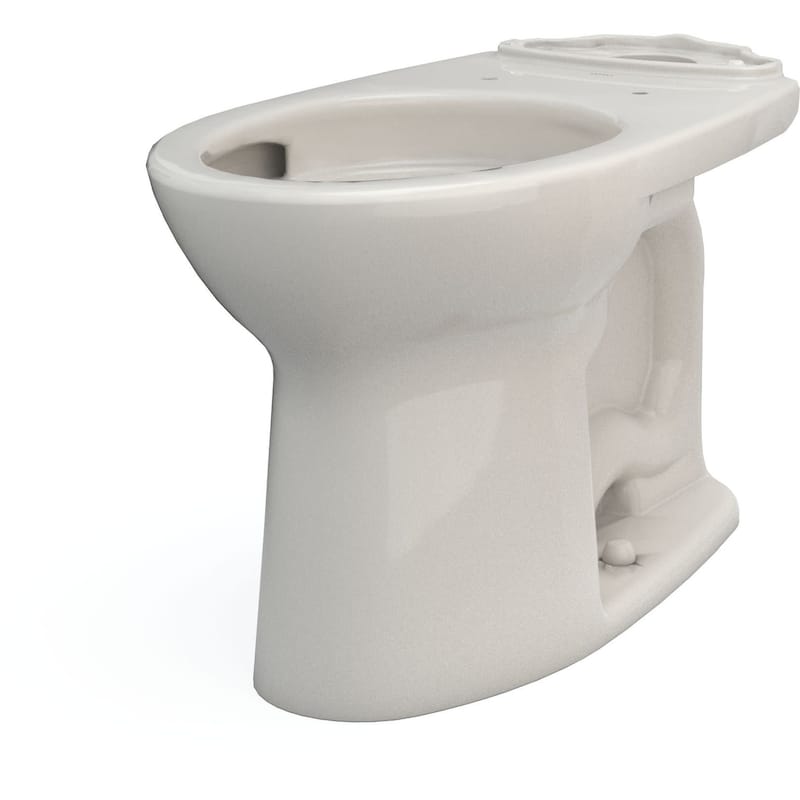 TOTO Drake Elongated Universal Height Tornado Flush Toilet Bowl with