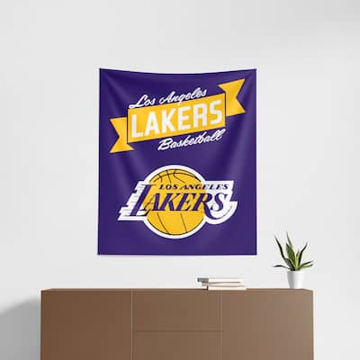 NBA Premium Lakers Printed Wall Hanging - 34"x40"