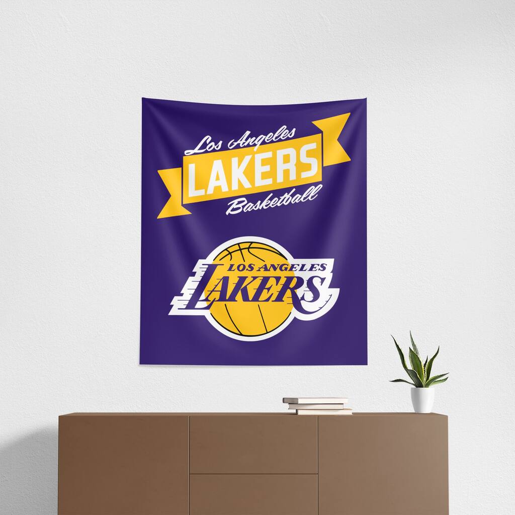 NBA Premium Lakers Printed Wall Hanging - 34"x40"