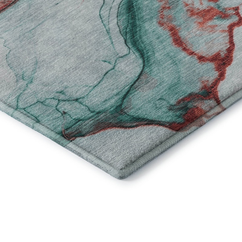 Premium Washable Super Soft Modern Crackle Mayfield Rug