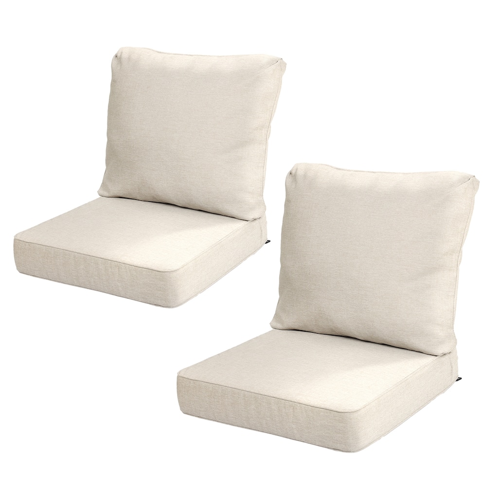 Aoodor Outdoor Seat/Back Cushion Set of 2