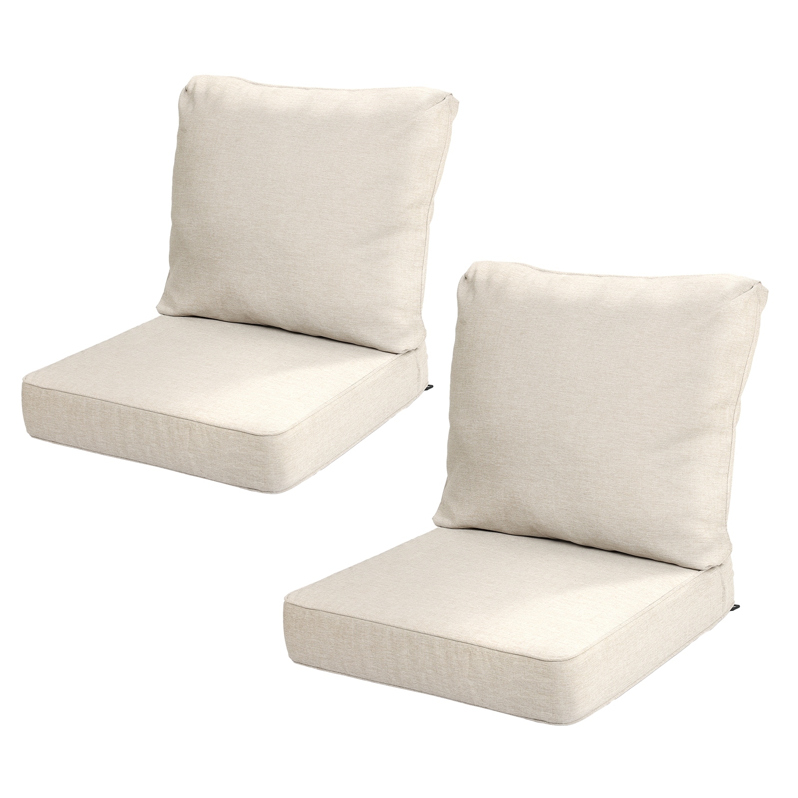 Aoodor Outdoor Seat/Back Cushion Set of 2