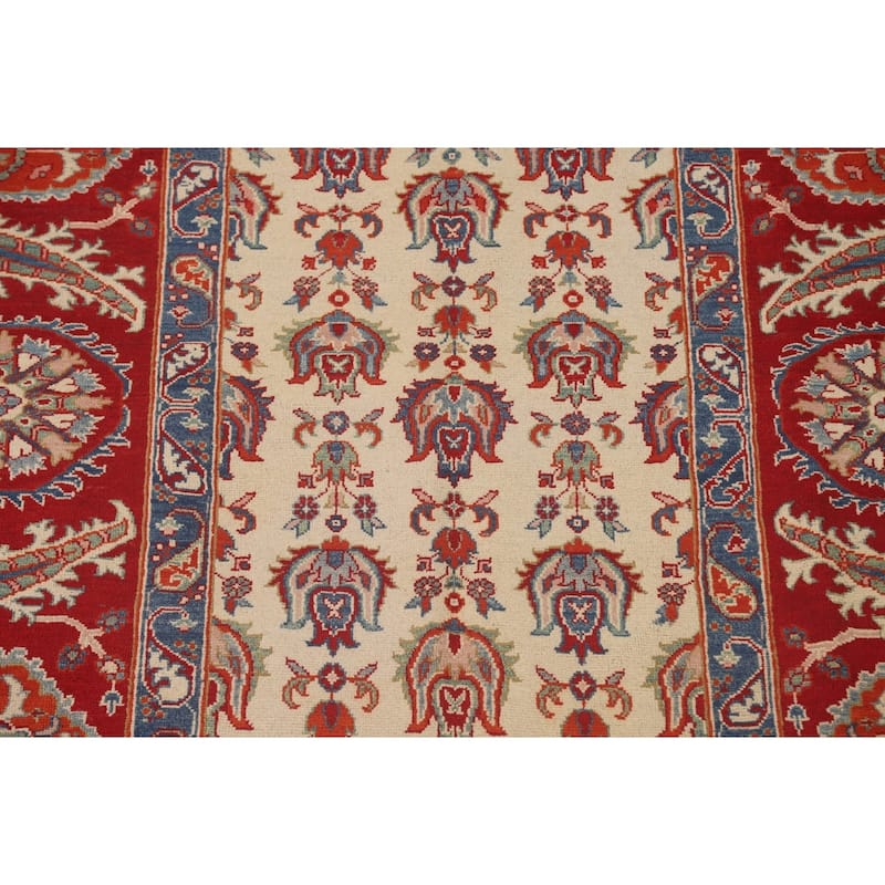 Kazak Oriental Area Rug Handmade Wool Carpet - 6'2" x 9'1"
