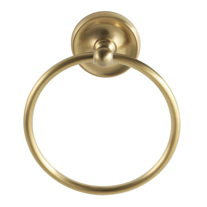 Classic Towel Ring - Brushed Brass