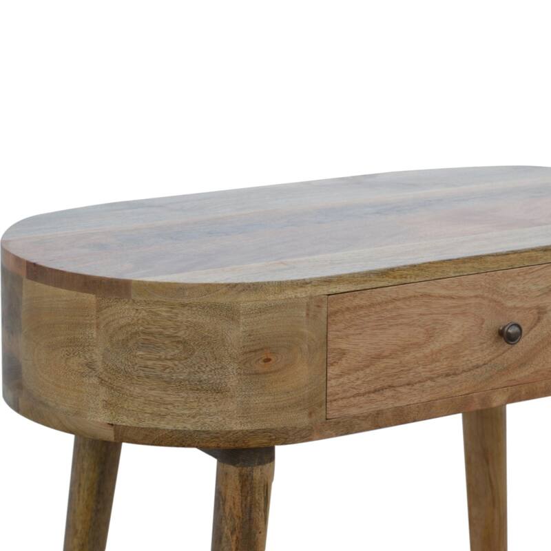 Nightstand with Storage Drawer & Solid Wood Tabletop,For Bedroom, Living Room
