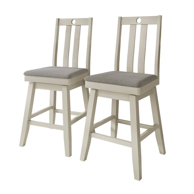 CraftPorch Mid Century Swivel Counter Chairs