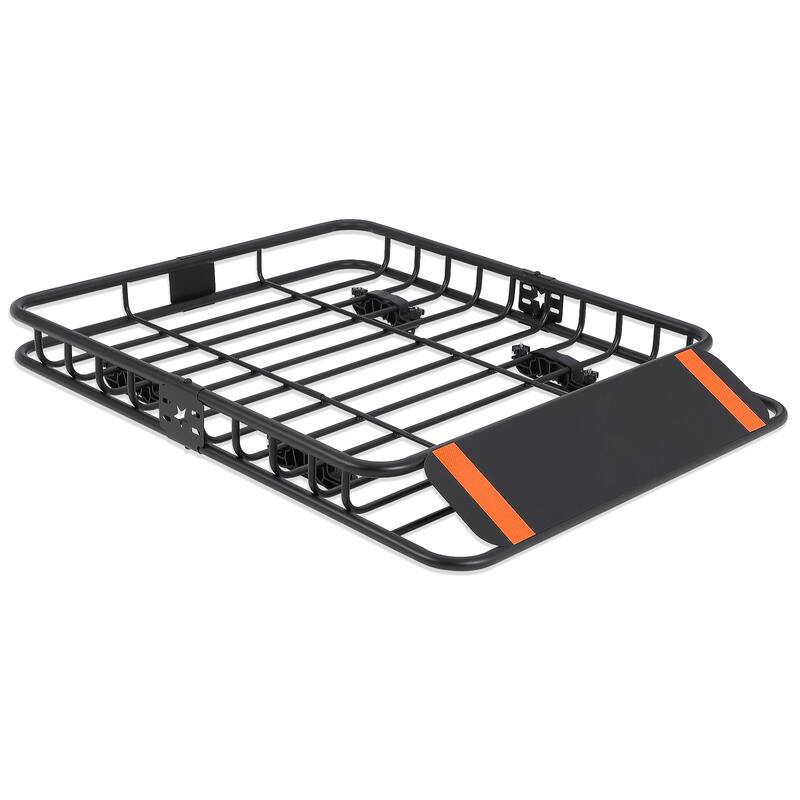 Roof Rack Basket Carrier with Extension Car Top Luggage Holder - 51*36*5