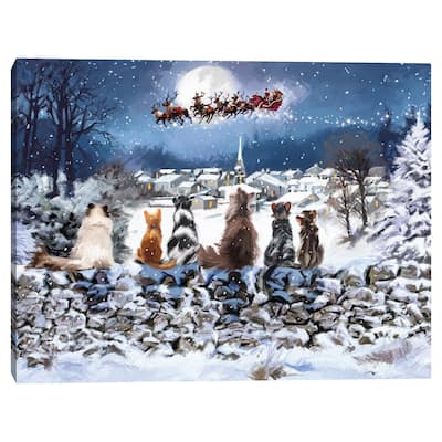 Christmas Cats by The Macneil Studio Canvas Art Print