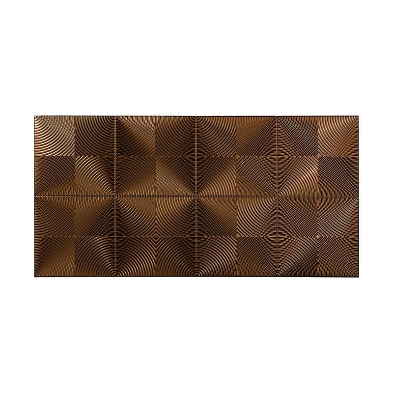 FASÄDE Echo 4-foot x 8-foot PVC Wall Panel in Oil Rubbed Bronze - 4 x 8