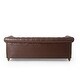 preview thumbnail 11 of 58, Castalia Nailhead Trim Chesterfield Sofa by Christopher Knight Home - 78.75" L x 33.50" W x 28.00" H