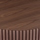 preview thumbnail 8 of 22, Modern Natural Black Round Coffee Table with Sturdy Pedestal No Assembled