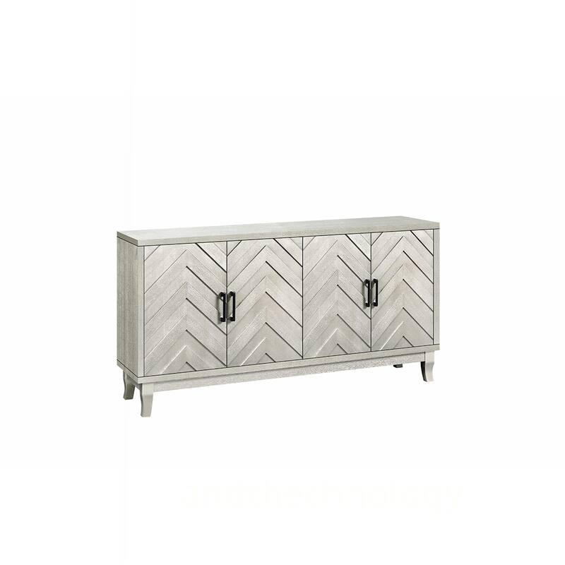 4-Door Wooden Entryway Cabinet