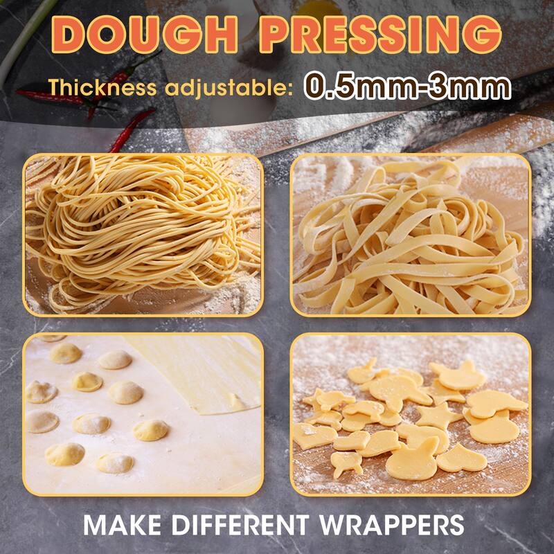 Electric Stainless Steel Pasta Maker Roller Machine Electric Dumpling - 1