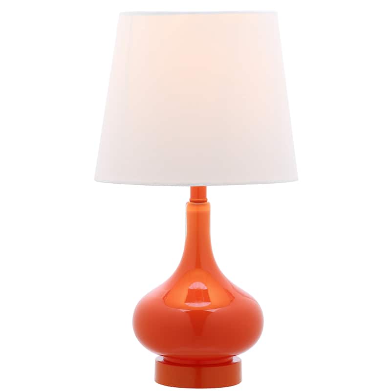 SAFAVIEH Kids Lighting Corina 17.5-inch Orange Mini Table Lamp - 9"x9"x17.5" - 9Wx9Dx18H