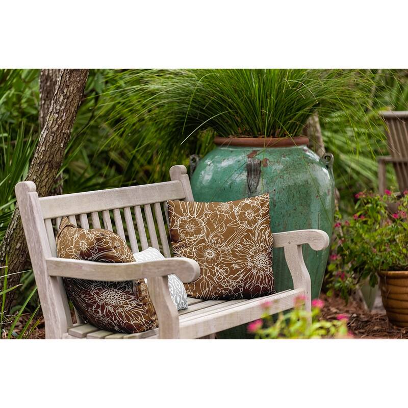 Zentangle Decorative Indoor/Outdoor Pillow