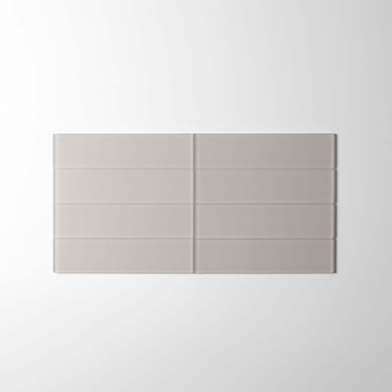 2 in. x 8 in. Glass Subway Wall Tile