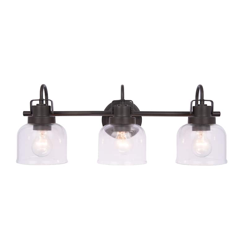 Brio Lighting Brighton Farmhouse 3-Light Dimmable Bathroom Vanity Light