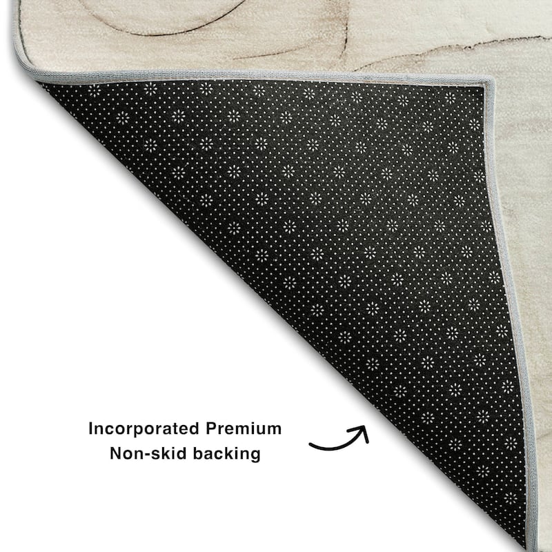 Premium Washable Super Soft Modern Watercolor Mayfield Rug