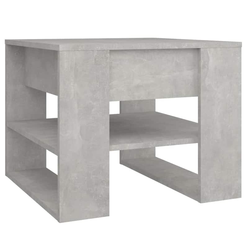vidaXL Coffee Table End Table Sofa Table Living Room Furniture Engineered Wood - 21.9" x 21.7" x 17.7"