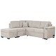 preview thumbnail 30 of 79, 84.75" Sleeper Sofa Bed, 2 In 1 Pull Out Sofa Bed L Shape Couch With Storage Ottoman For Living Room, Bedroom Couch