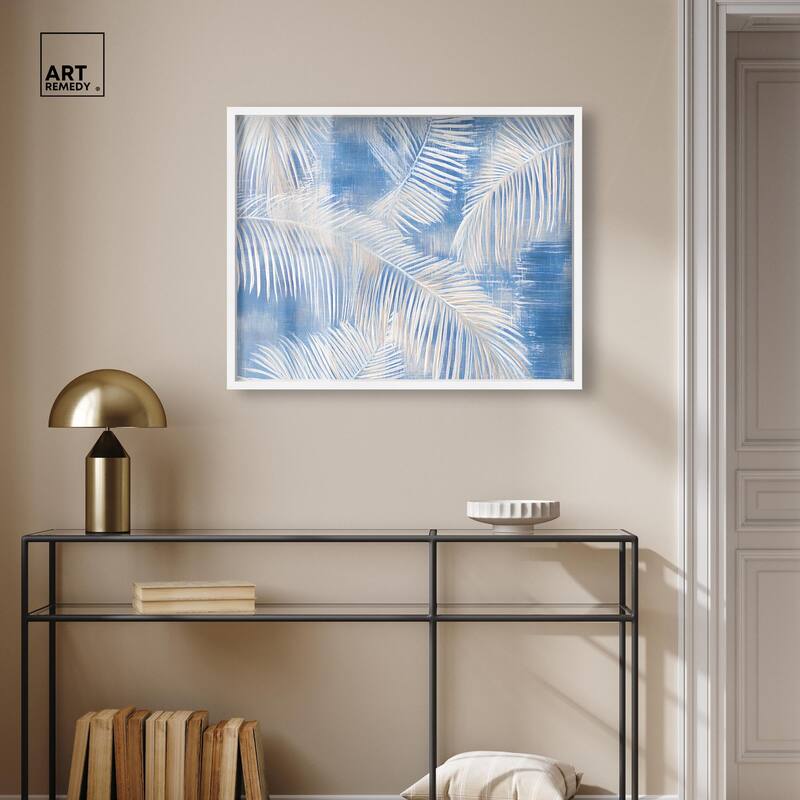Sky Palm Silhouettes Shadowbox by Art Remedy