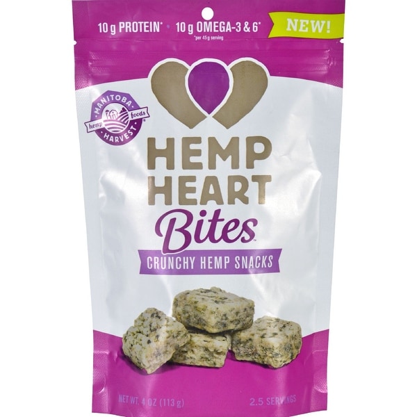 Manitoba Harvest Hemp Heart Bites - Cinnamon - 4 oz - Case of 12