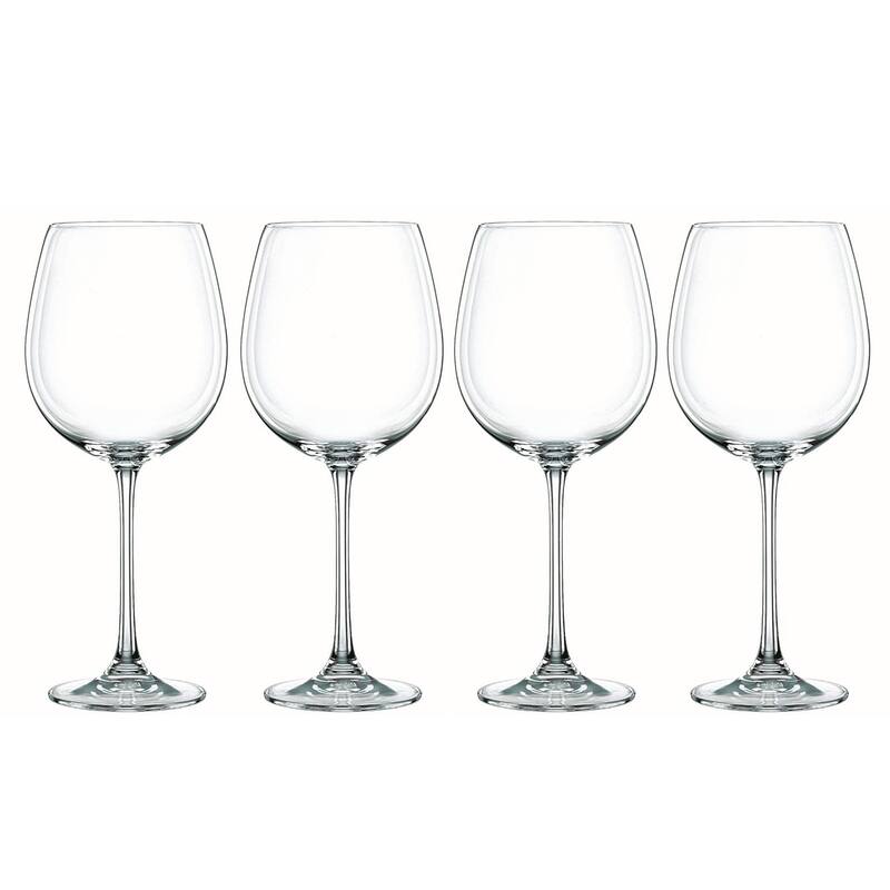 Nachtmann Set of 4 Vivendi Bordeaux Water Goblet - Clear