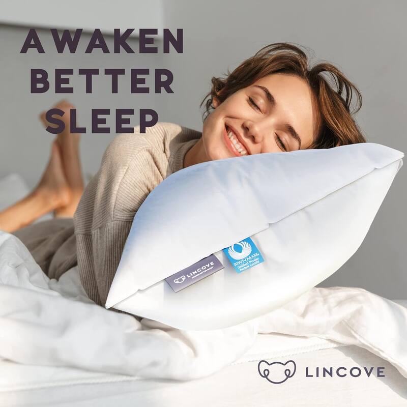 Lincove European Down Venus Pillow - 600 Fill Power - Count Shell
