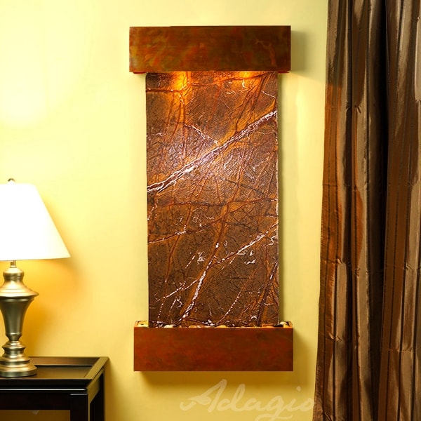 Cascade Springs Fountain - Rustic Copper - Squared Edges - Choose Options