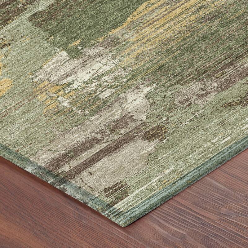 Machine Washable Indoor/ Outdoor Chic Veta Chantille Rug