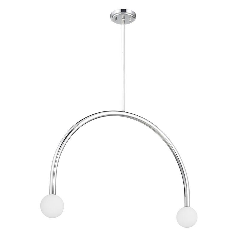 2-Light Chandelier By Trade Winds - Chrome