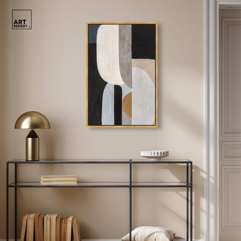 Interlocking Segments II Canvas by Art Remedy