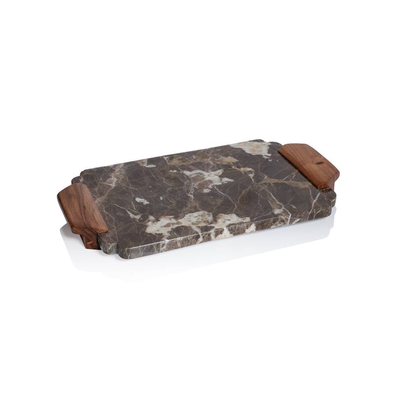 Mocha Marble Charcuterie Tray / Serving Board - Small