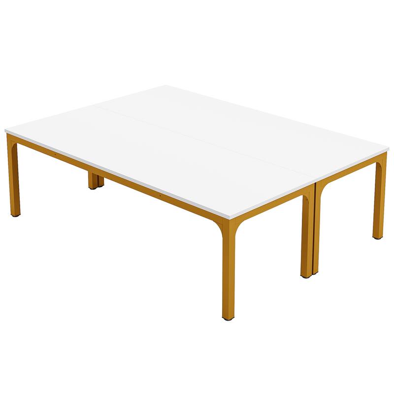 6.5FT Conference Meeting Seminar Business Table Set for 8-12 Person (Set of 2)