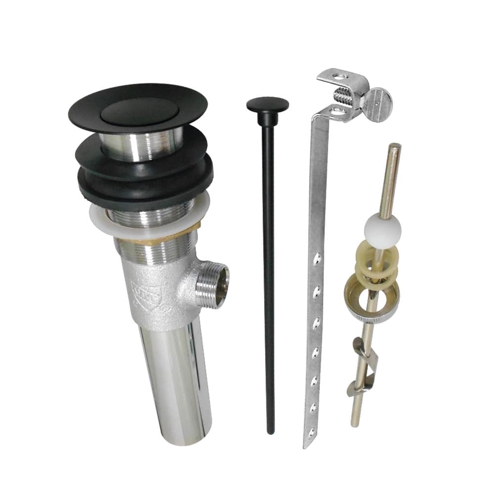 Columbia Brass Pop-Up Drain with Overflow