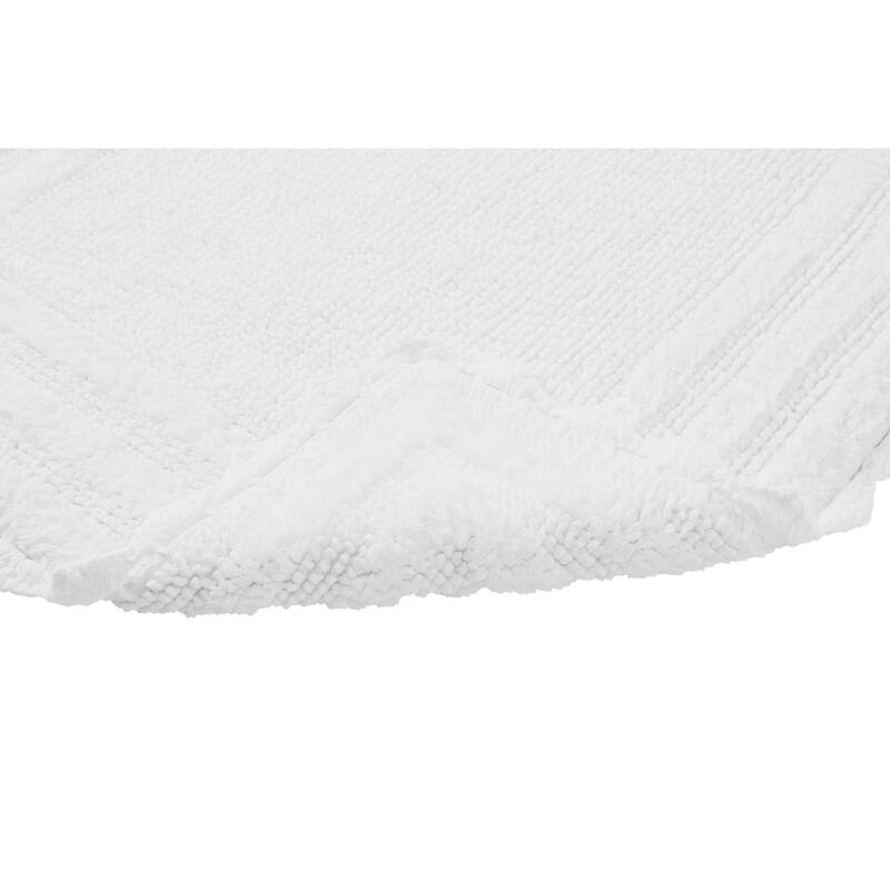 Better Trends Bath Rugs Set 100% Cotton Soft & Water Absorbent Tufted Bathroom Rug for Shower, Sink Bath Mats Lilly Crochet