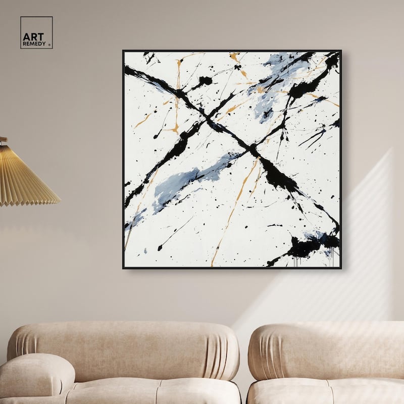 Splintered Impact II Canvas by Art Remedy