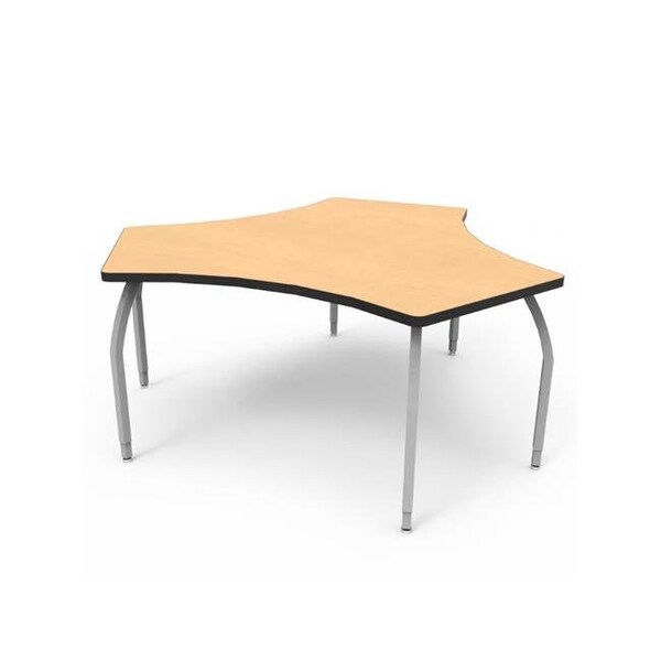 Shop Wisconsin Bench Elo Bridge Table Fusion Maple Laminate