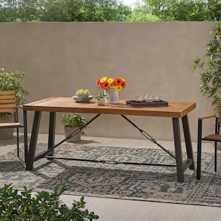 Catriona Modern Industrial Dining Table by Christopher Knight Home - 70.00" W x 33.00" D x 29.50" H