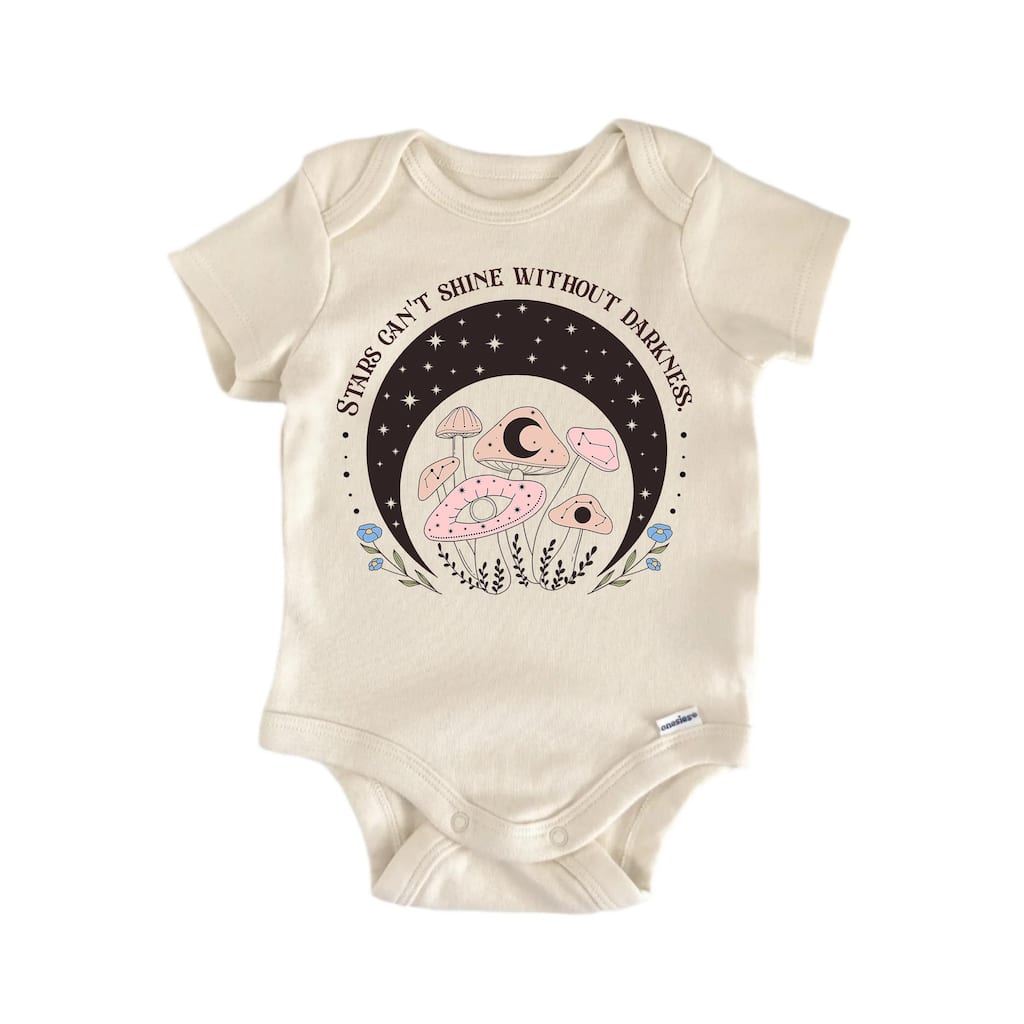 Stars Darkness Magic Mystical - Baby Boy Girl Clothes Bodysuit Funny Cute Newborn