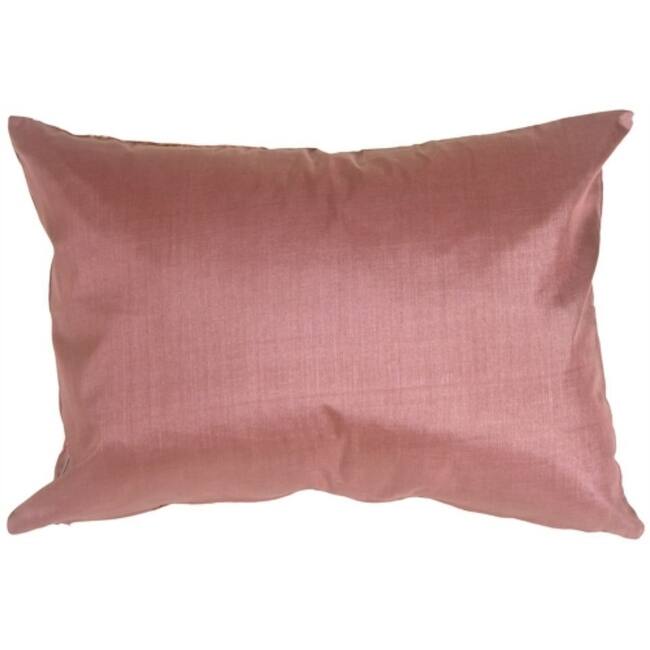 Silk Odyssey Plum Pillow with Polyfill Pillow Insert