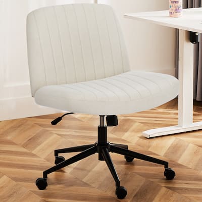 Criss Cross Legged Wheels Home Office Desk Chair, Line Stools