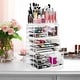preview thumbnail 6 of 5, Acrylic Cosmetic Makeup Organizer & Jewelry Storage Set - Large - Clear