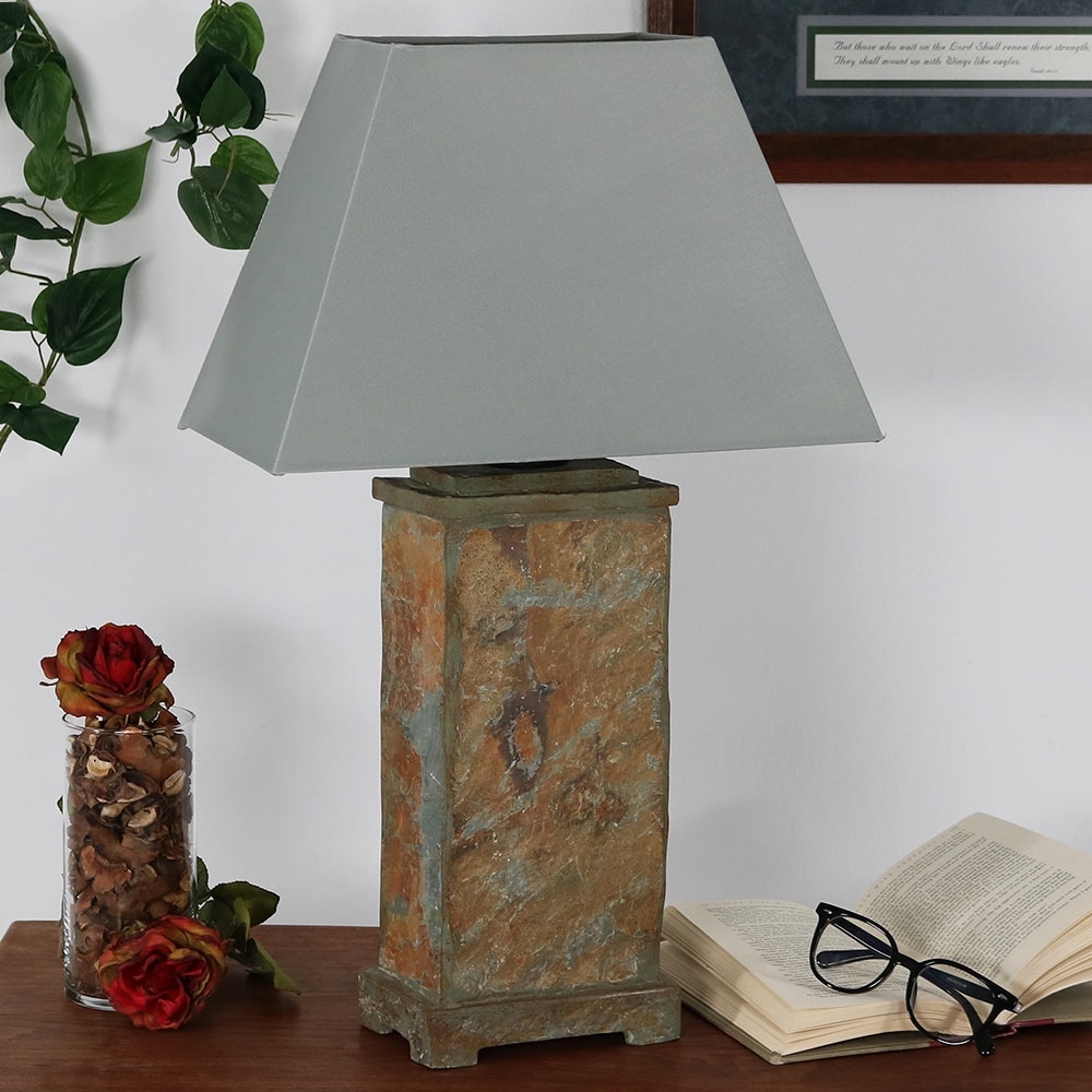 Rustic Stone Table Lamps Bed Bath Beyond