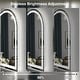 preview thumbnail 5 of 19, Arched LED Bathroom Wall Mirror Front and Backlit Anti Fog with 3 Year Warranty
