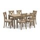 Signature Design by Ashley Sanbriar Brown/Beige Rectangular Dining ...