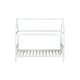 preview thumbnail 8 of 44, Twin Size House Bed with Headboard and Footboard, Underbed Storage - Rubberwood House-shaped Bed Frame for Children's Room